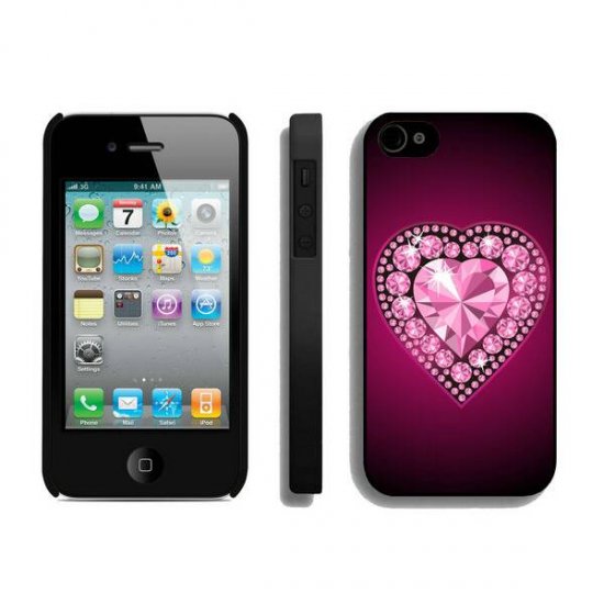 Valentine Diamond Heart iPhone 4 4S Cases BTA